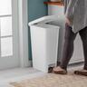 Step-On Wastebasket 42 litre White