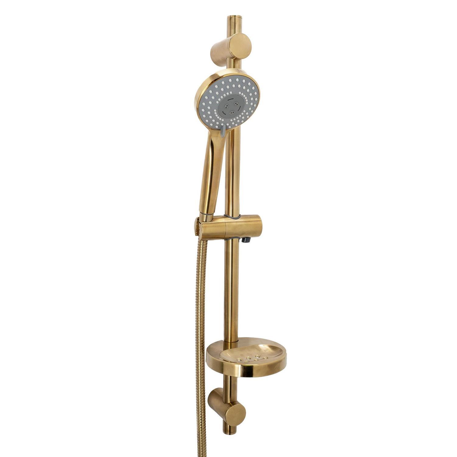 Shower Rail  Brushed Gold