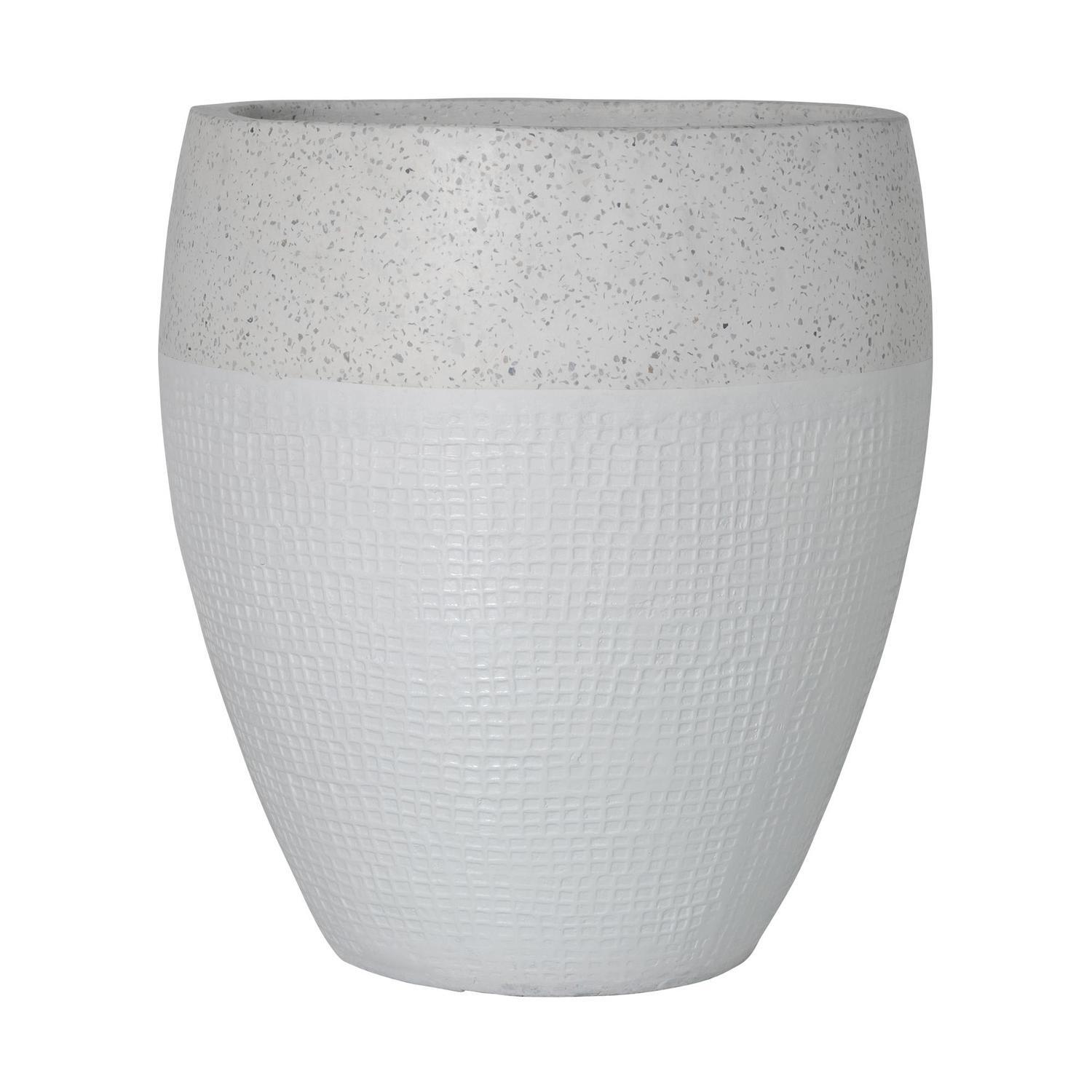 Vase Terrazzo Pot S White Gloss