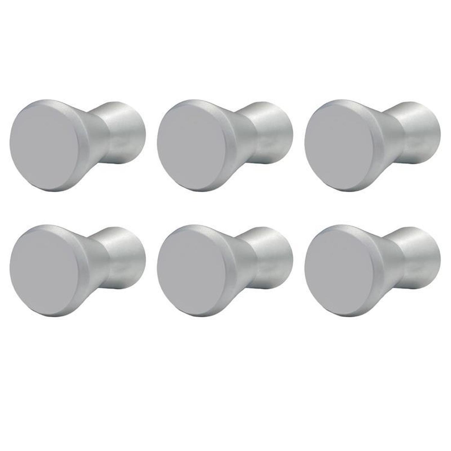 Cabinet Knob Handle 17x20mm Matt Chrome
