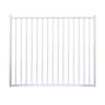 Aluminium Flat Top Driveway Gate  W: 1470mm, H: 1200mm, D: 38mm White