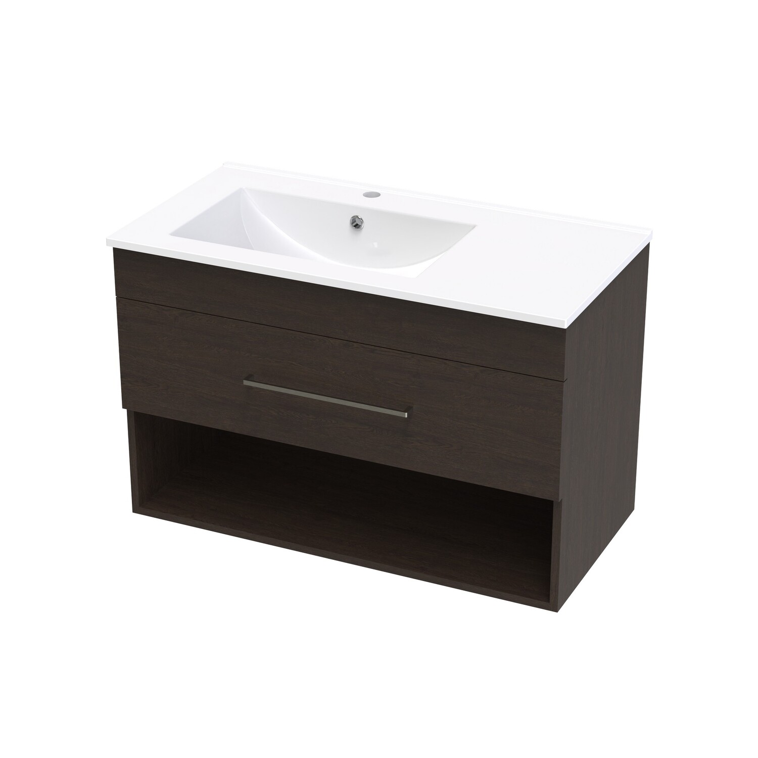 Cashmere Valley 900 Left Hand Bowl Drawer Open Colour