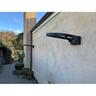 Wall Mount Folding Clothesline 24m Black