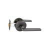 Medio Plus Series Alba Privacy Lever Set with QuickFix Graphite