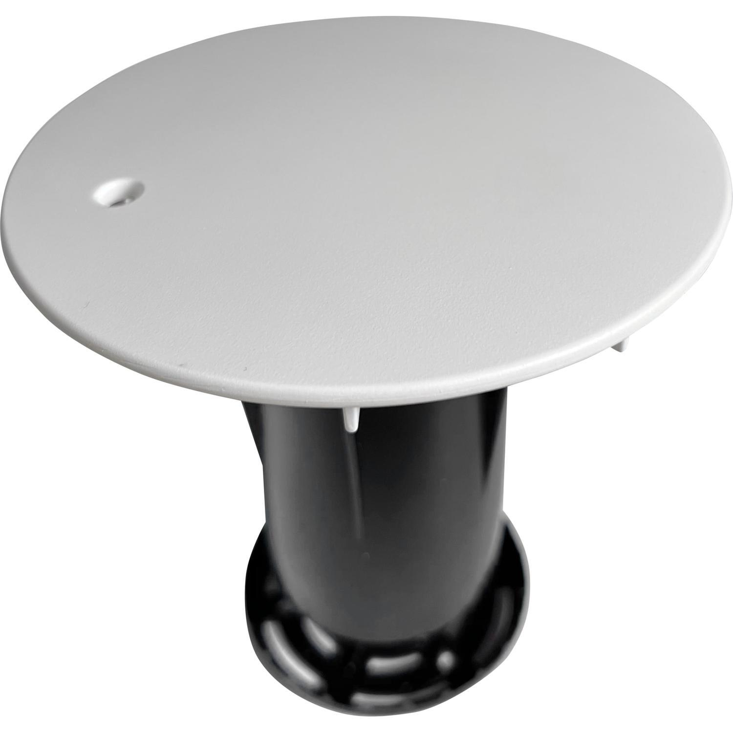 Shower Waste Dome Lid Matte White  Matte White