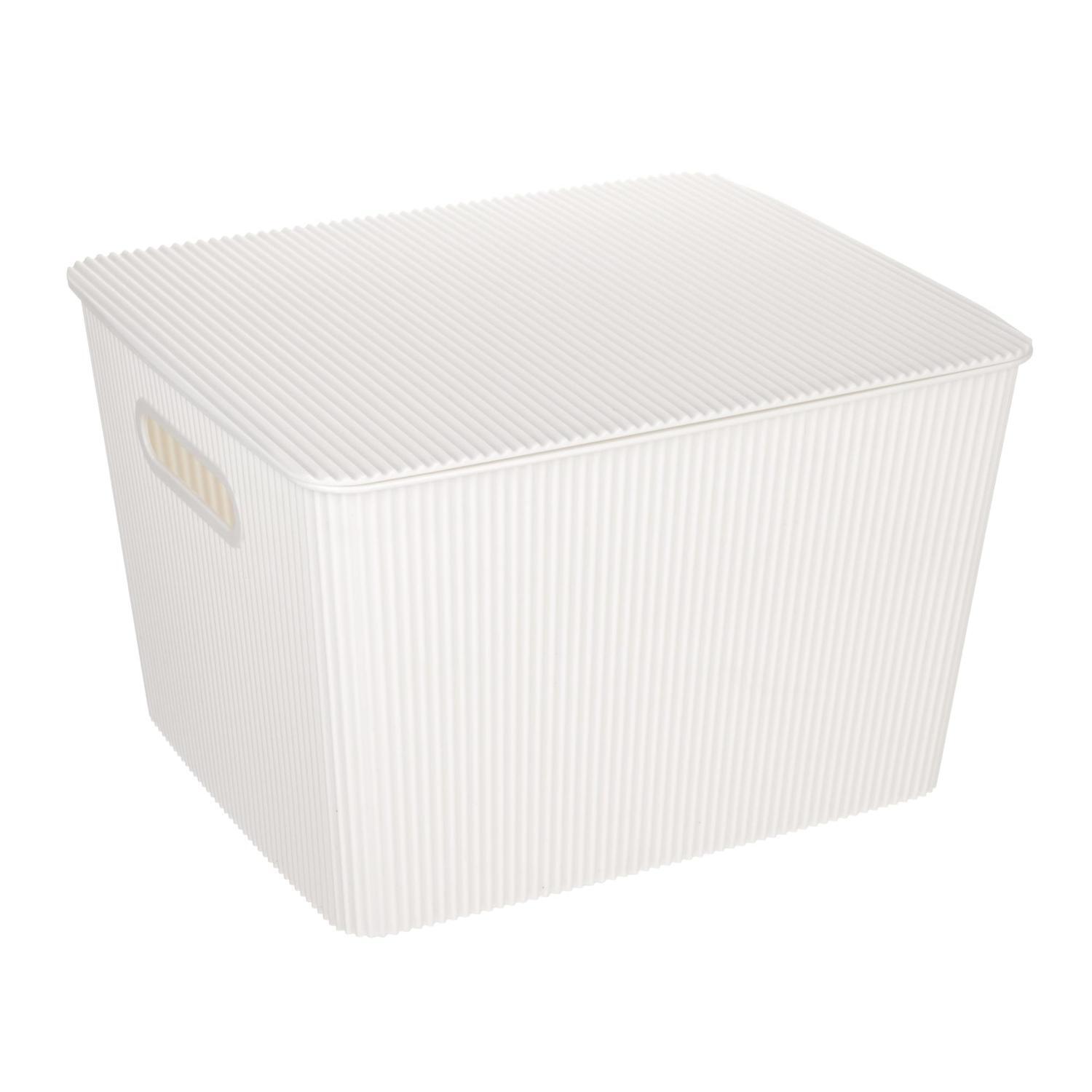 Linear Storage Bin 18 litre Clear  H: 225mm, W: 360mm, D: 300mm