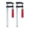 F Clamp 200 x 50 mm 2 Pack 200 x 50 mm Red Handle