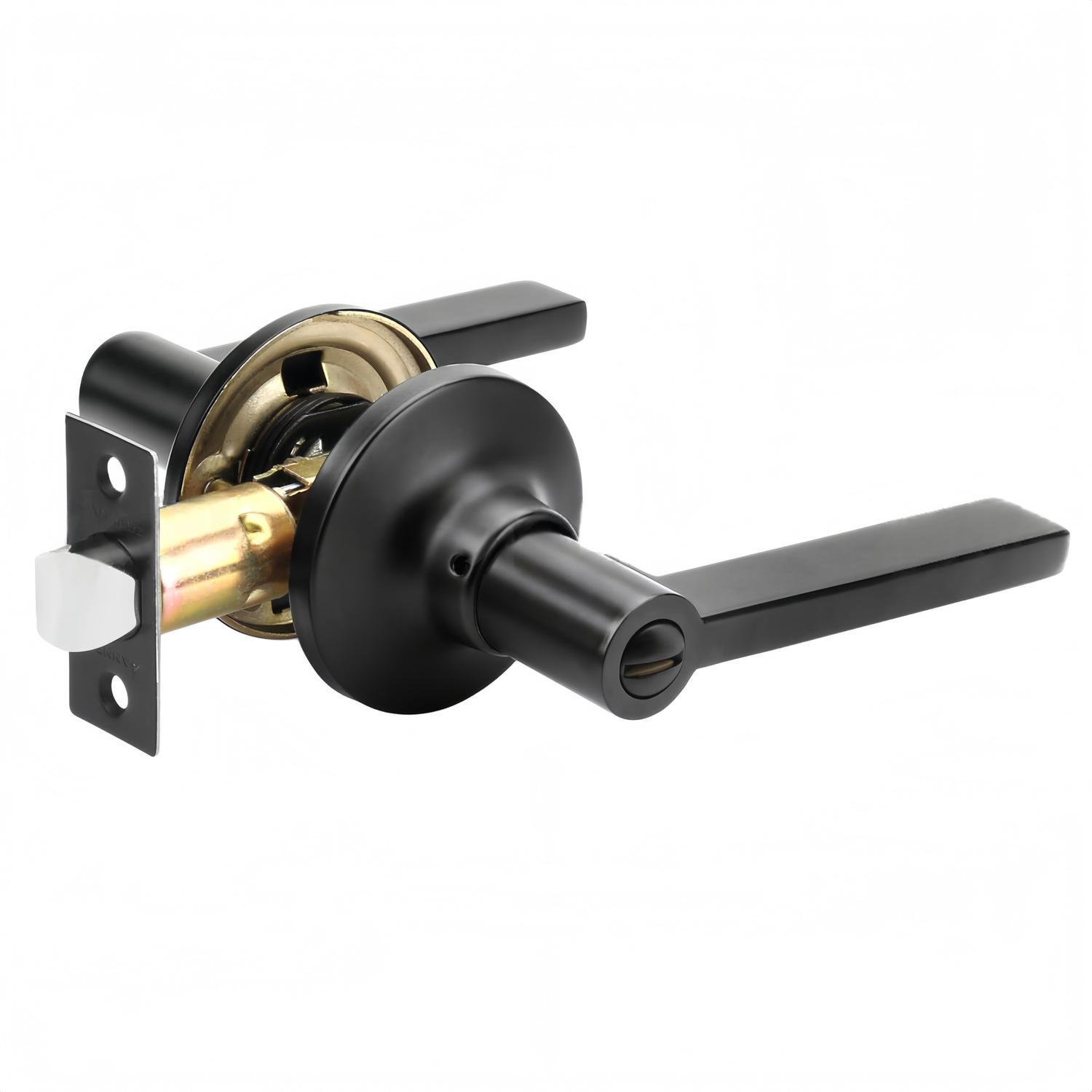 Privacy Lever Set Matt Black