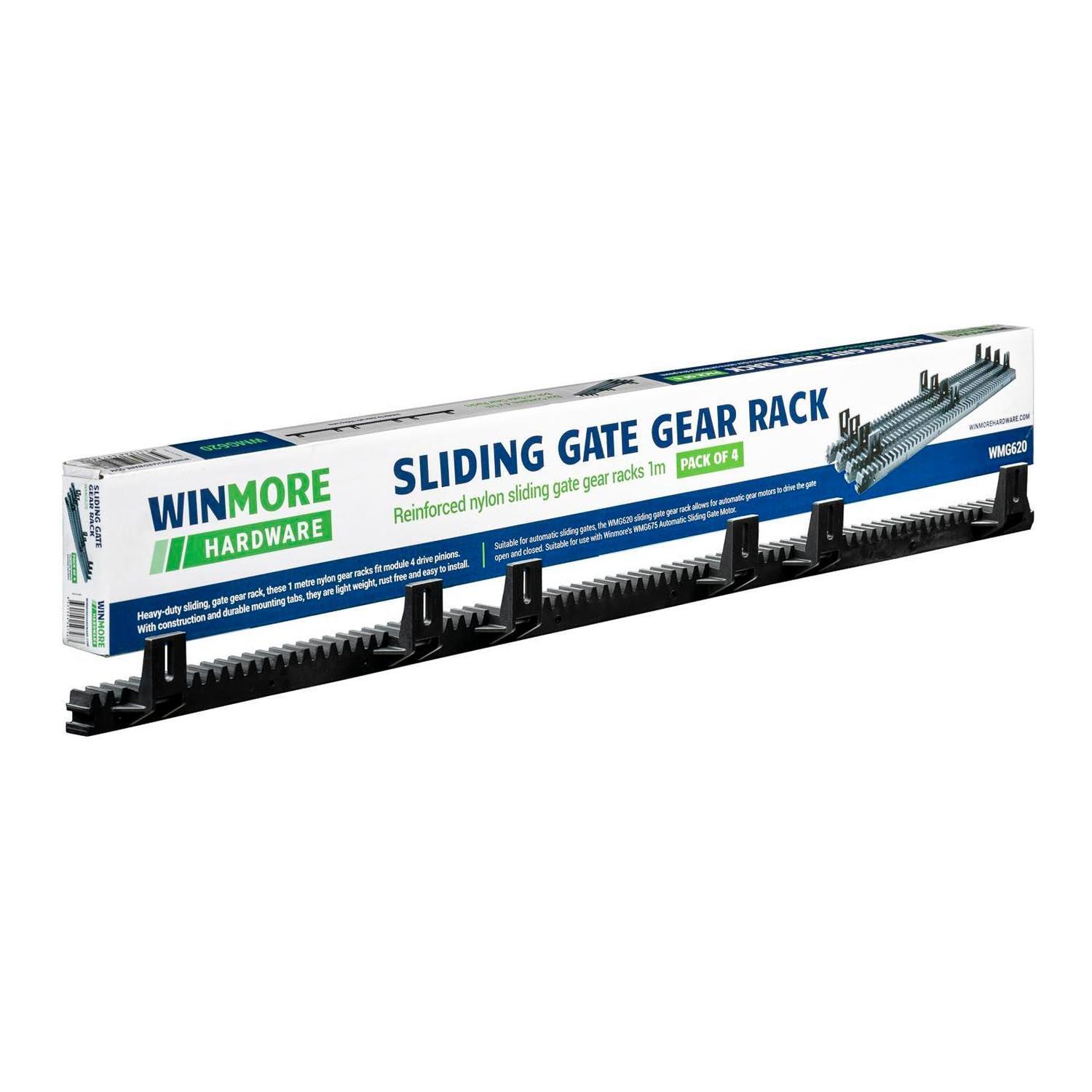 1 Metre Nylon Gear Rack for Gate Automation - Pack of 4