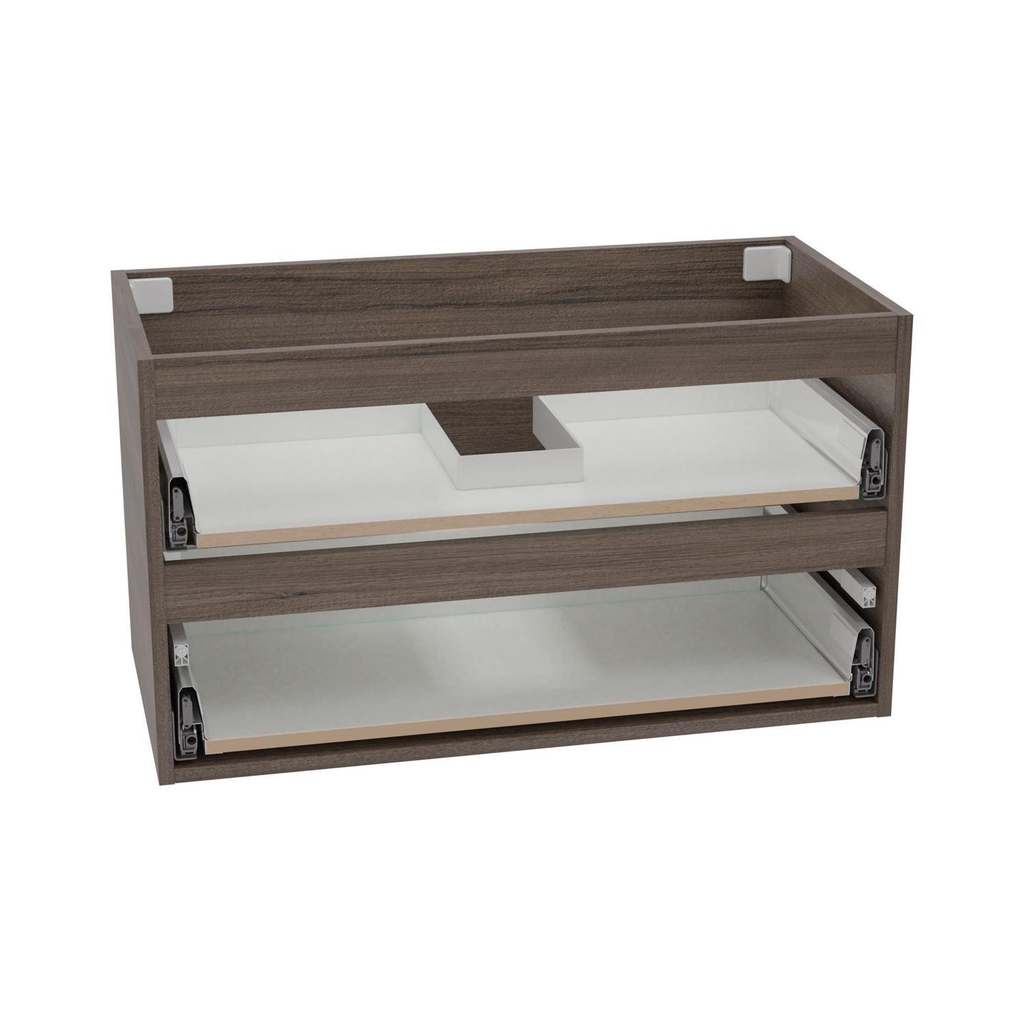 Wall Hung 2 Drawer Cabinet