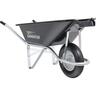 Wheelbarrow 72L Capacity Black