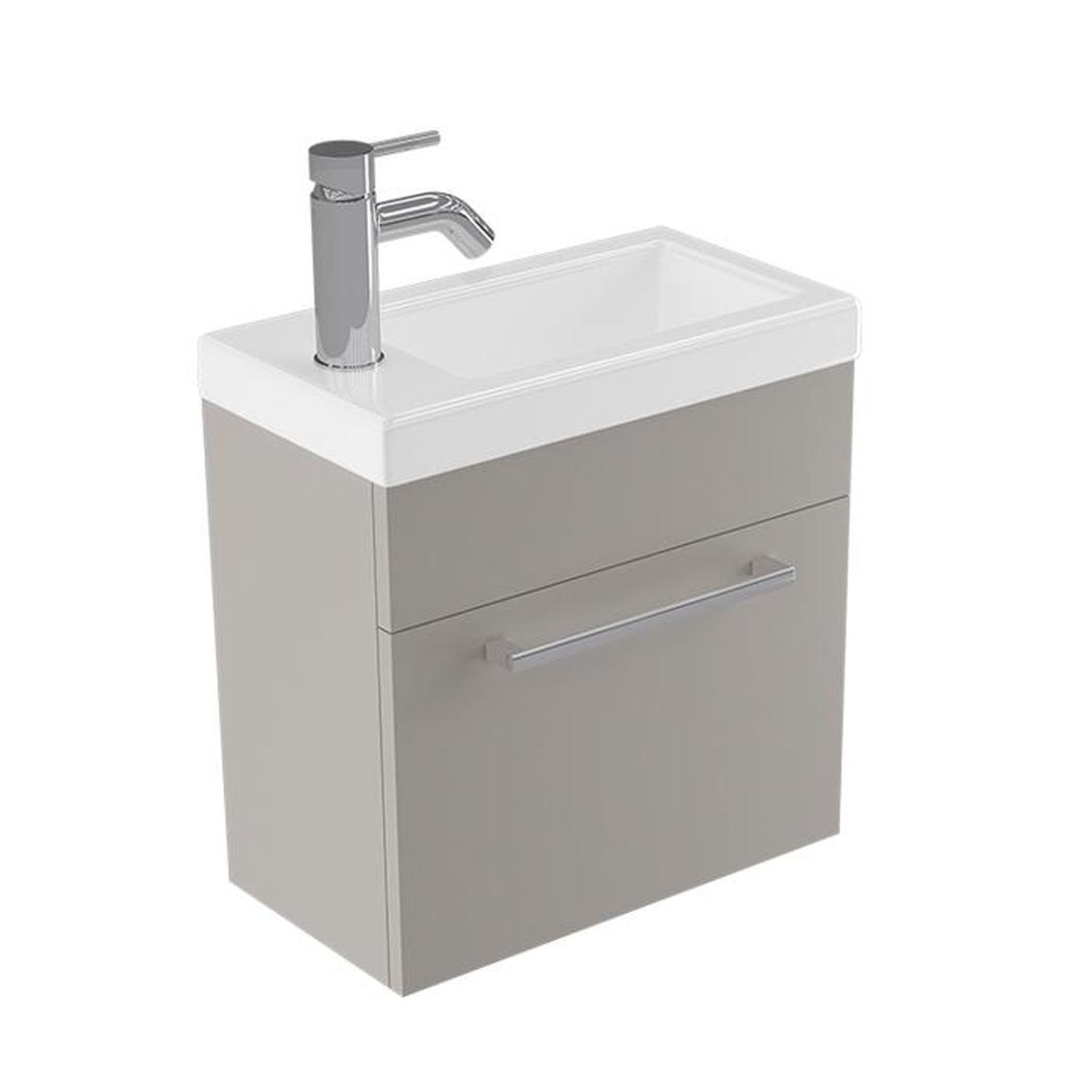 Wall Vanity 440mm Grey