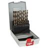 HSS Metal Twist Drill Bit 19PC Set 1-10mm