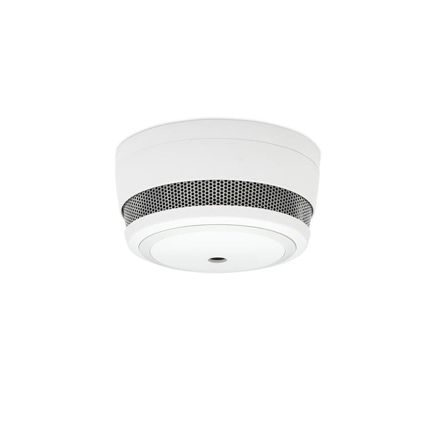 Wireless Family Photoelectric Smoke Alarm 10 Year 78mm White