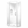 Stellar Aries Corner Angle Shower Moulded Wall