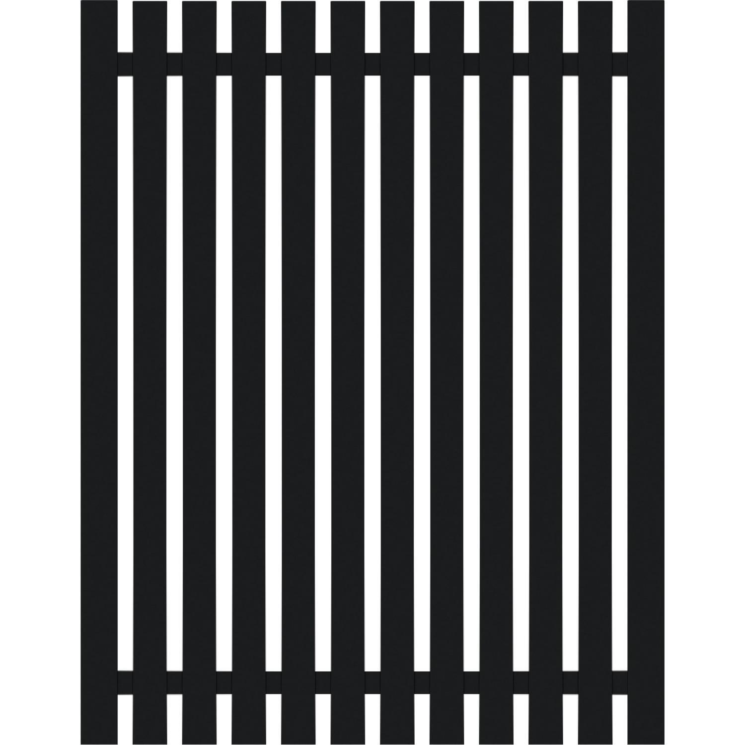 Eden Aluminium Adjustable Gate Kitset H: 1500mm W: 1180mm Black