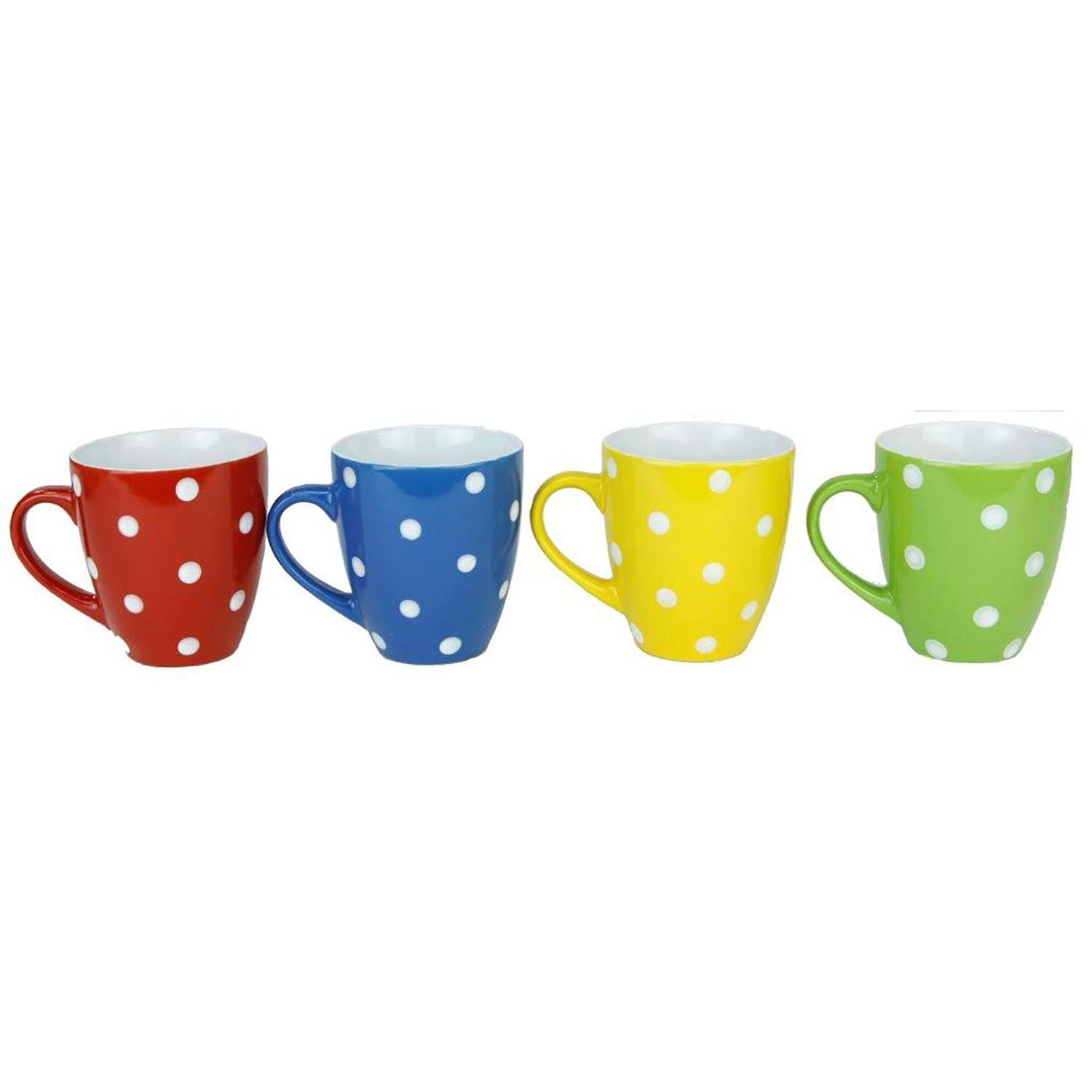 Colours Mug With White Dots