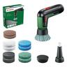4.0V Cordless Power Cleaning Brush with 10 x Cleaning Pads, 2 x Brushes, 1 x Pad Holder and Case (TAYDO Set)