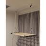 SwiftDry Loft Pulley Airer Black 1.2m