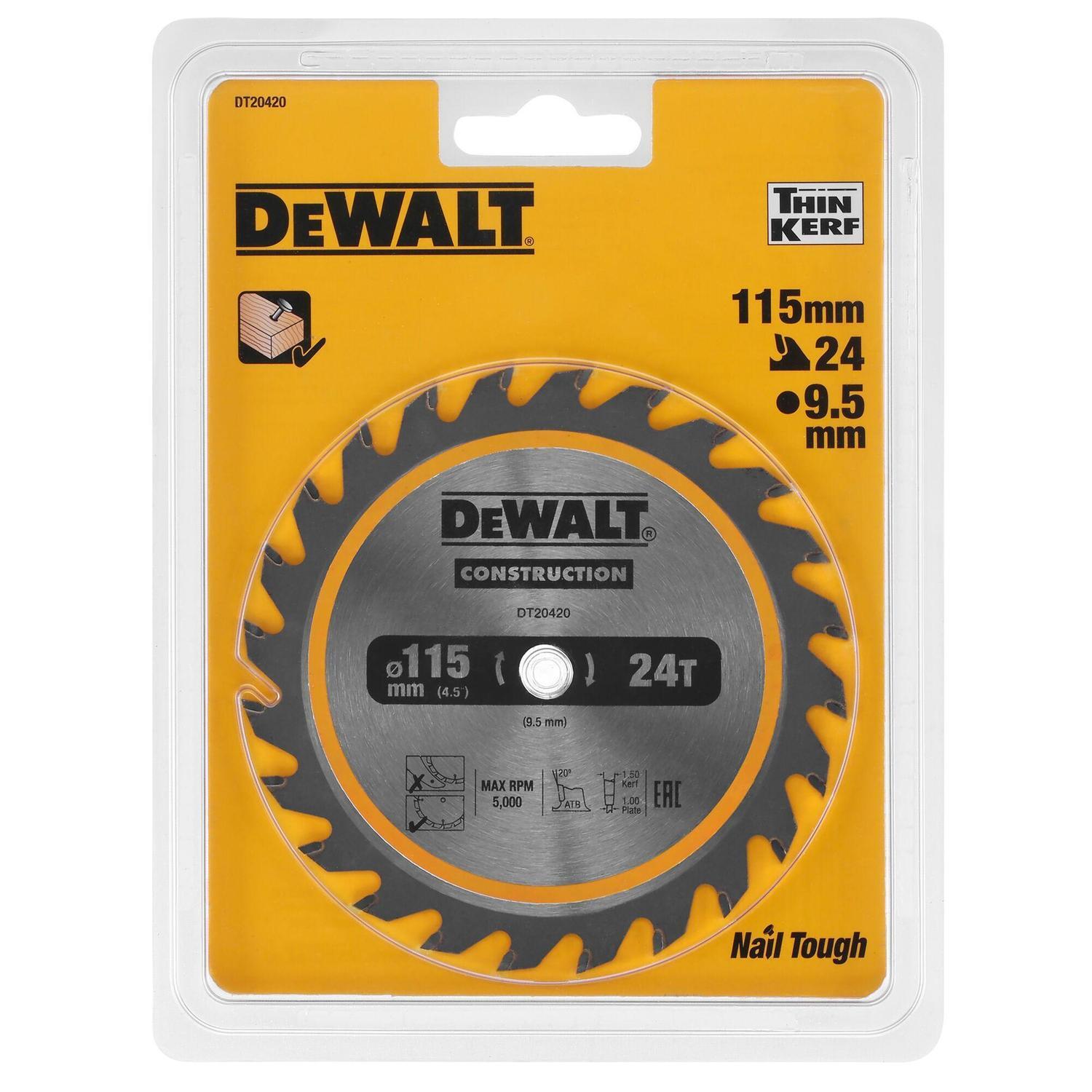 Construction Circular Saw Blade 115mm x 24T