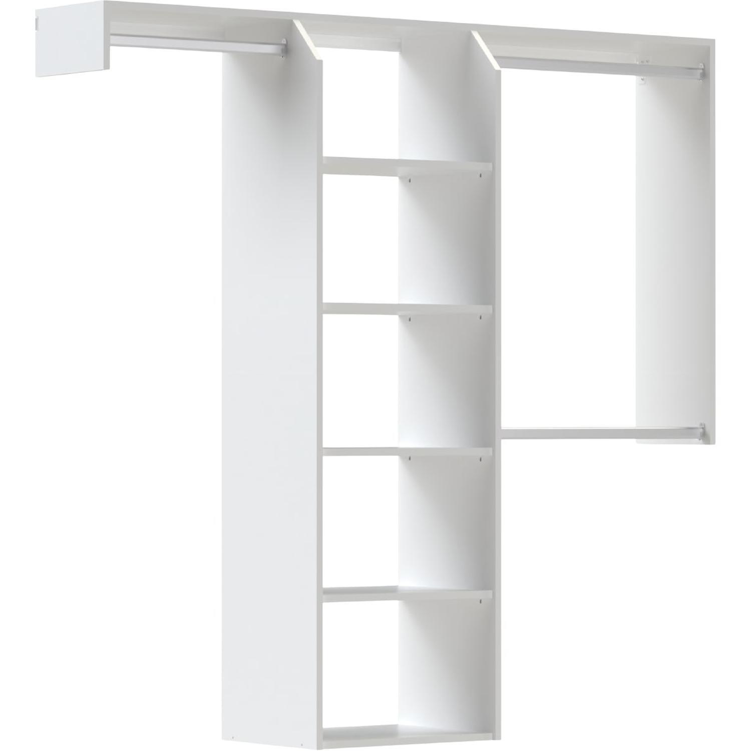 Customisable Wardrobe (Medium) 1600-1800 mm Arctic White