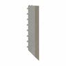 WPC Tile Ramp - Left Corner L:370mm, W:73mm, H:22mm Smoke