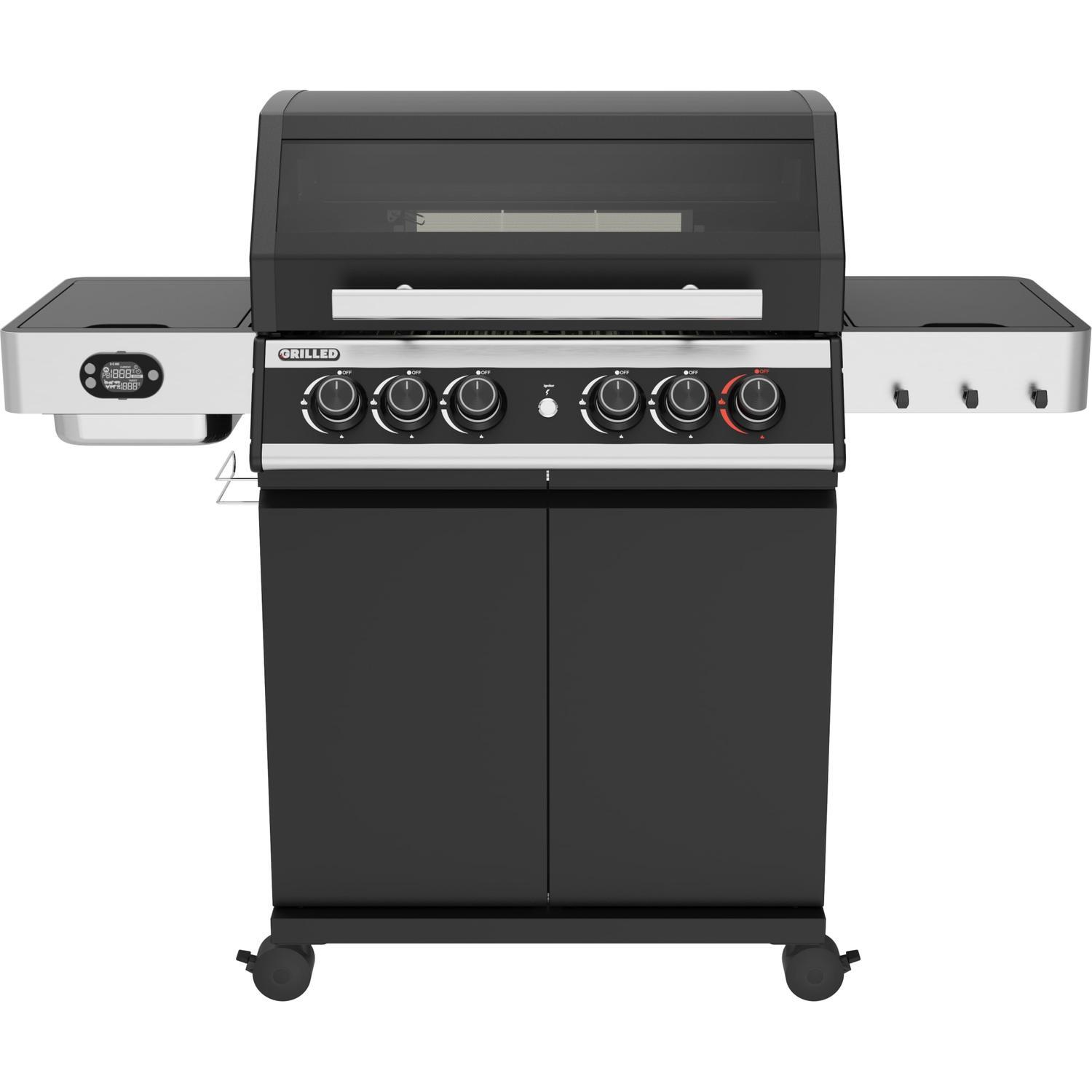 Boston 4 Burner Black
