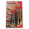 Utility Knife Set 2 Piece Black And Yellow