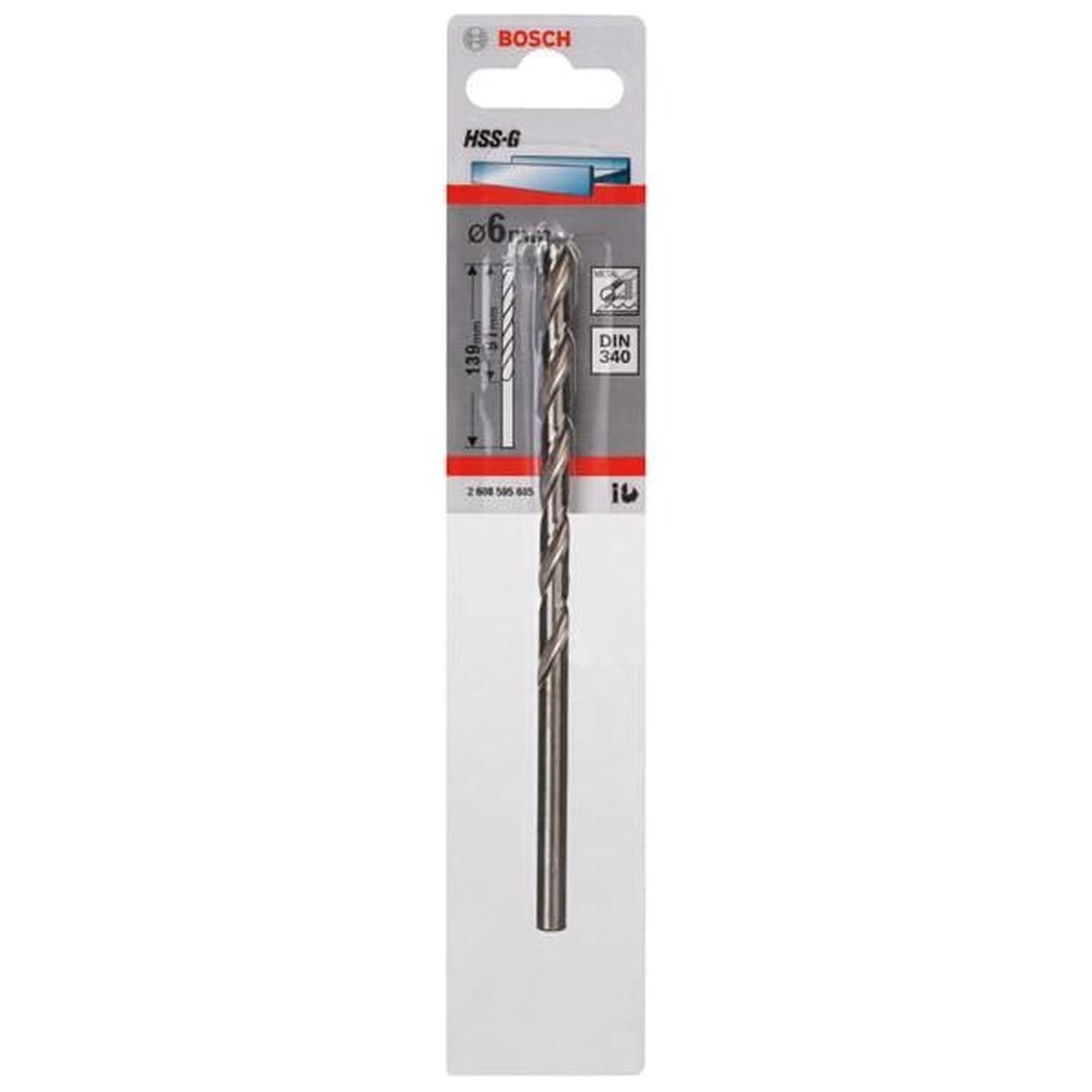 HSS-G Twist Drill Bit DIN 340 6mm