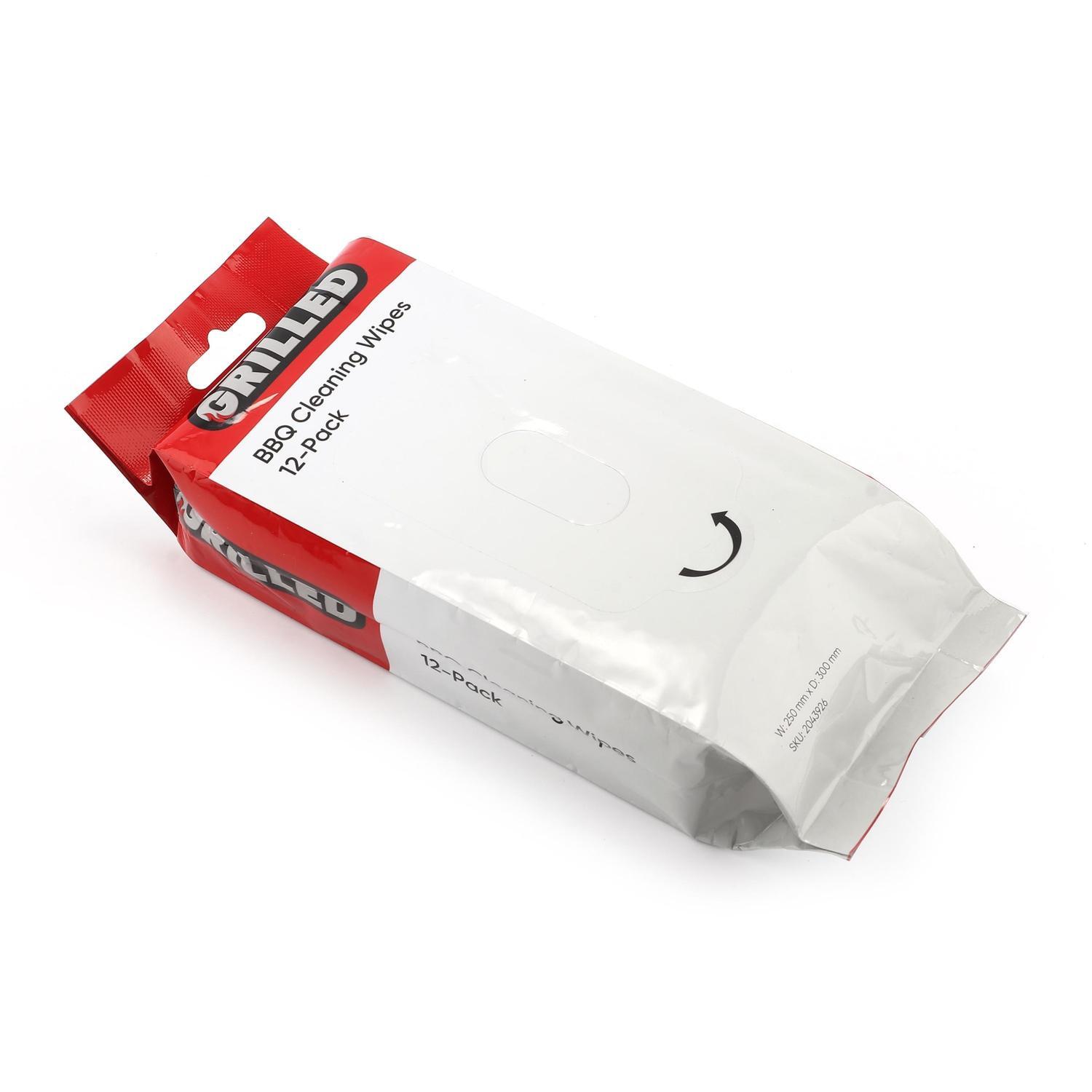BBQ Cleaning Wipes 12 Pack