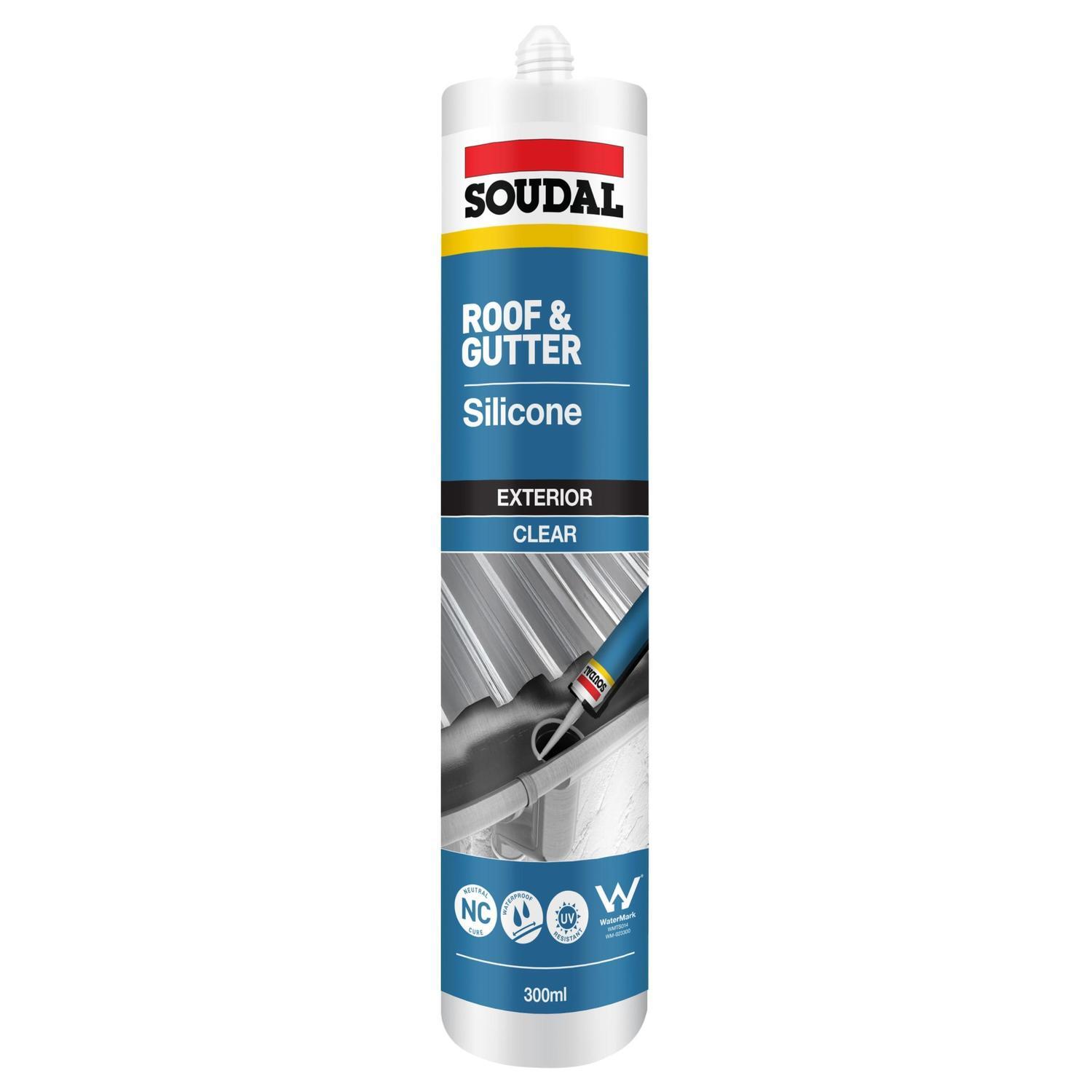 Soudal Roof and Gutter 300ml Clear