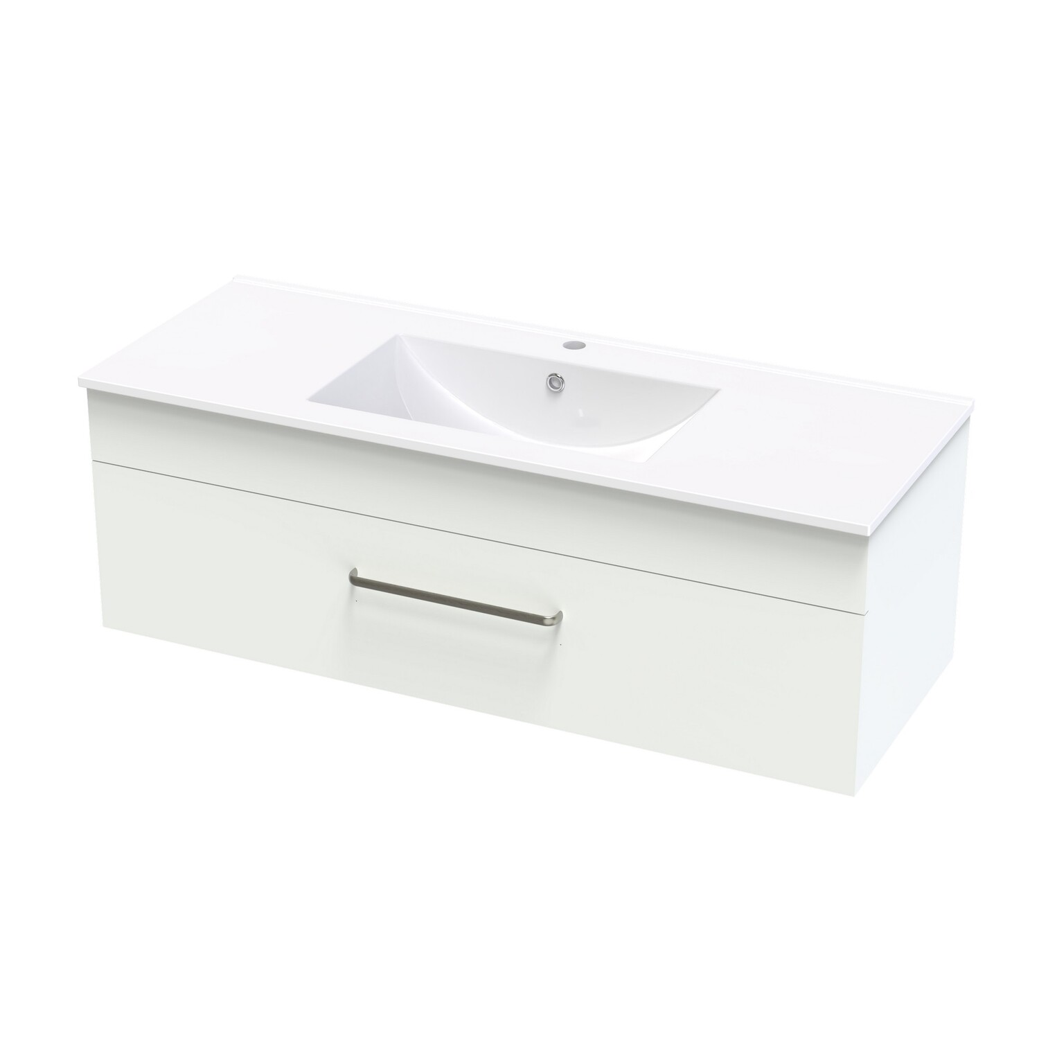 Pacific 1200 Wall Hung White