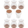 Chair Tips 17mm Clear