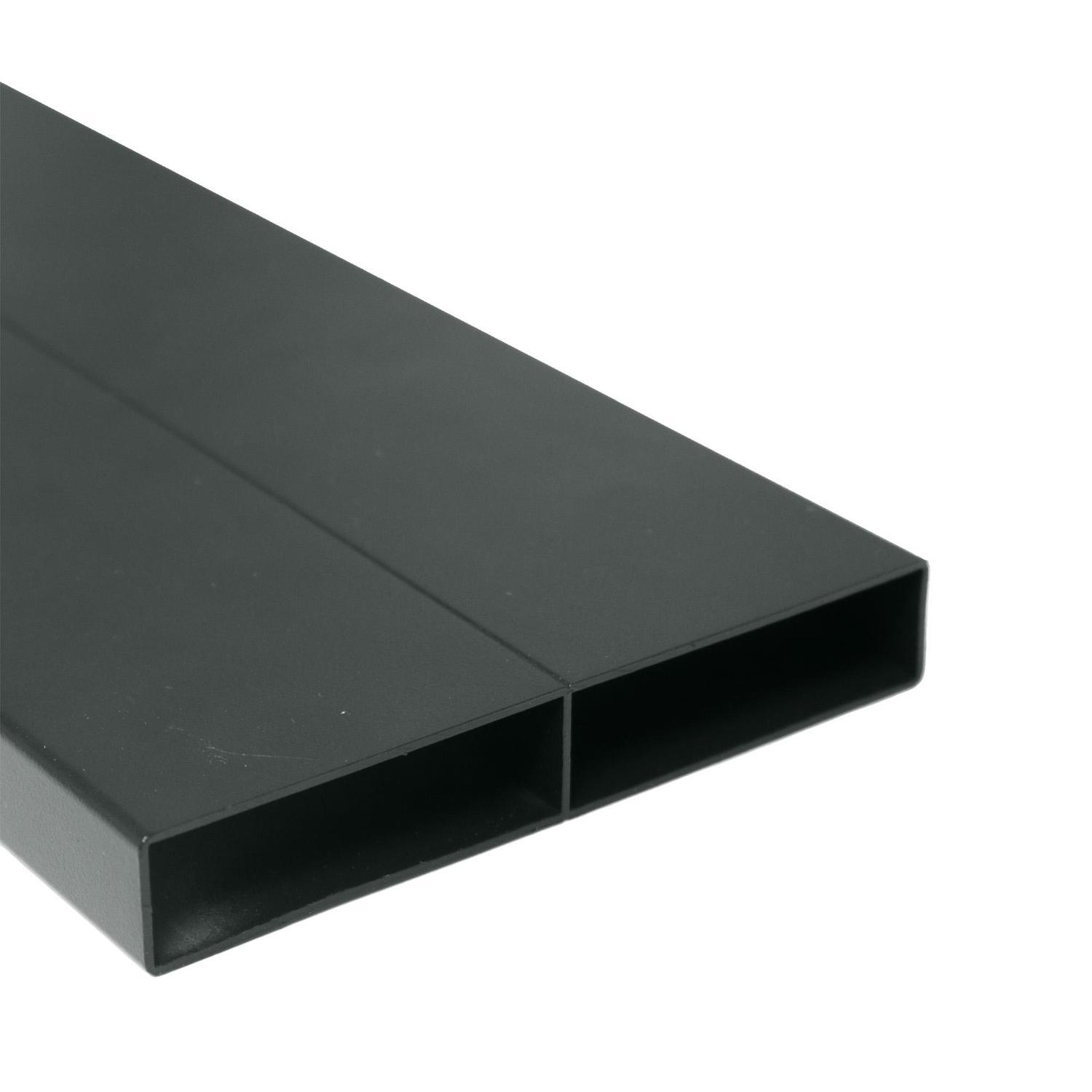 100mm Slat to Solid Fence Pack W: 900mm, H: 100mm Grey