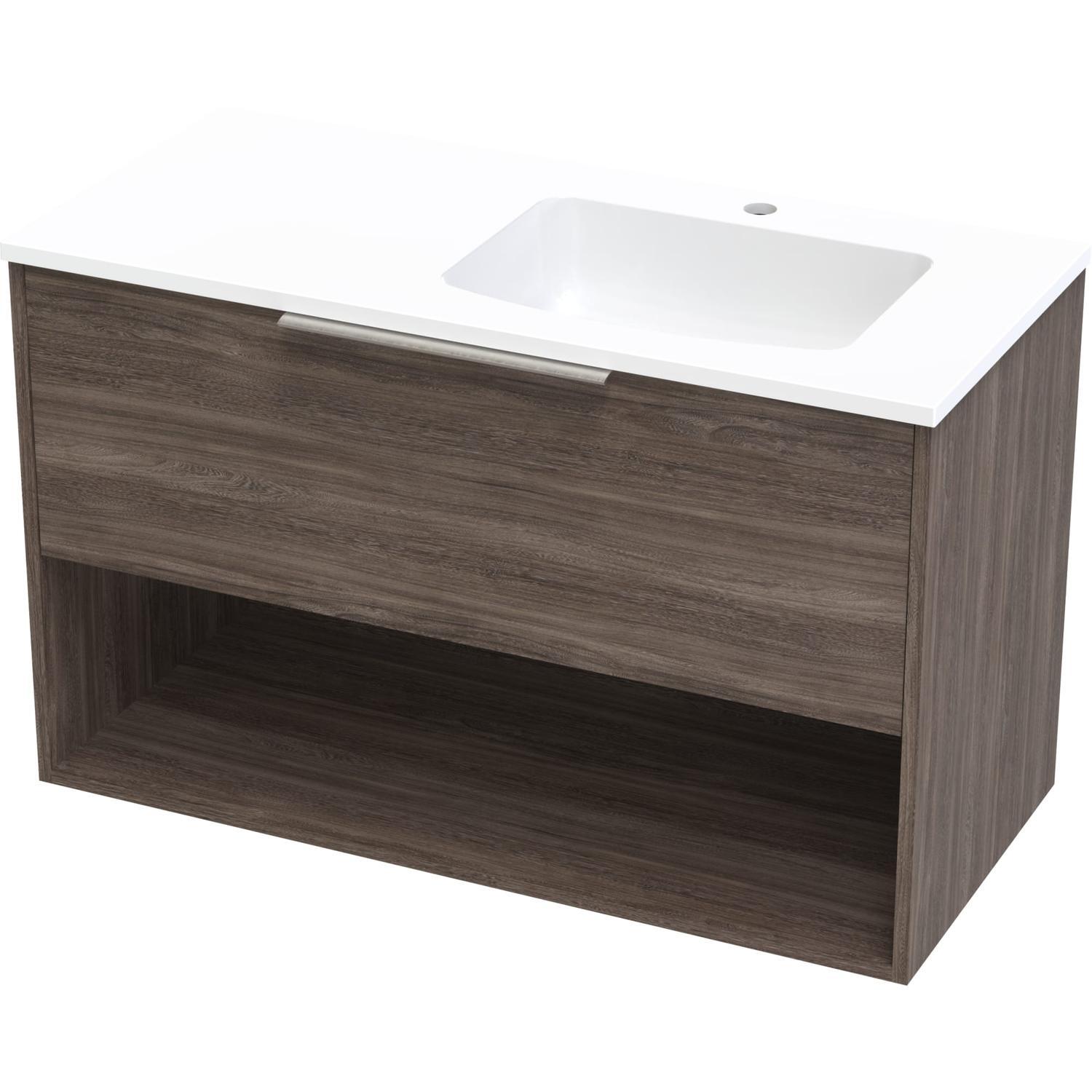 Nikau Grove 1000 Right Hand Bowl Drawer Open Colour