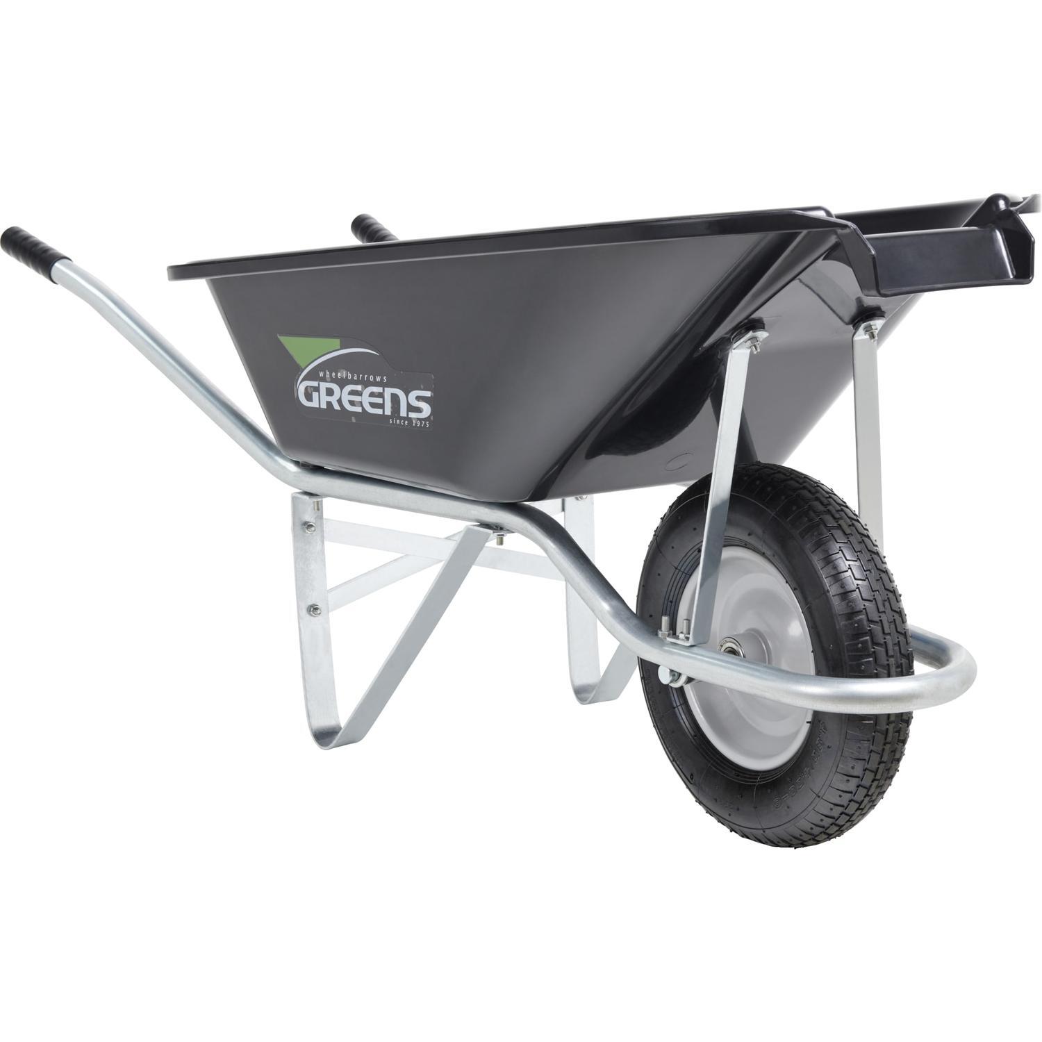 Wheelbarrow 72L Capacity Black