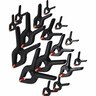Spring Clamp Set 16 piece Black and Orange