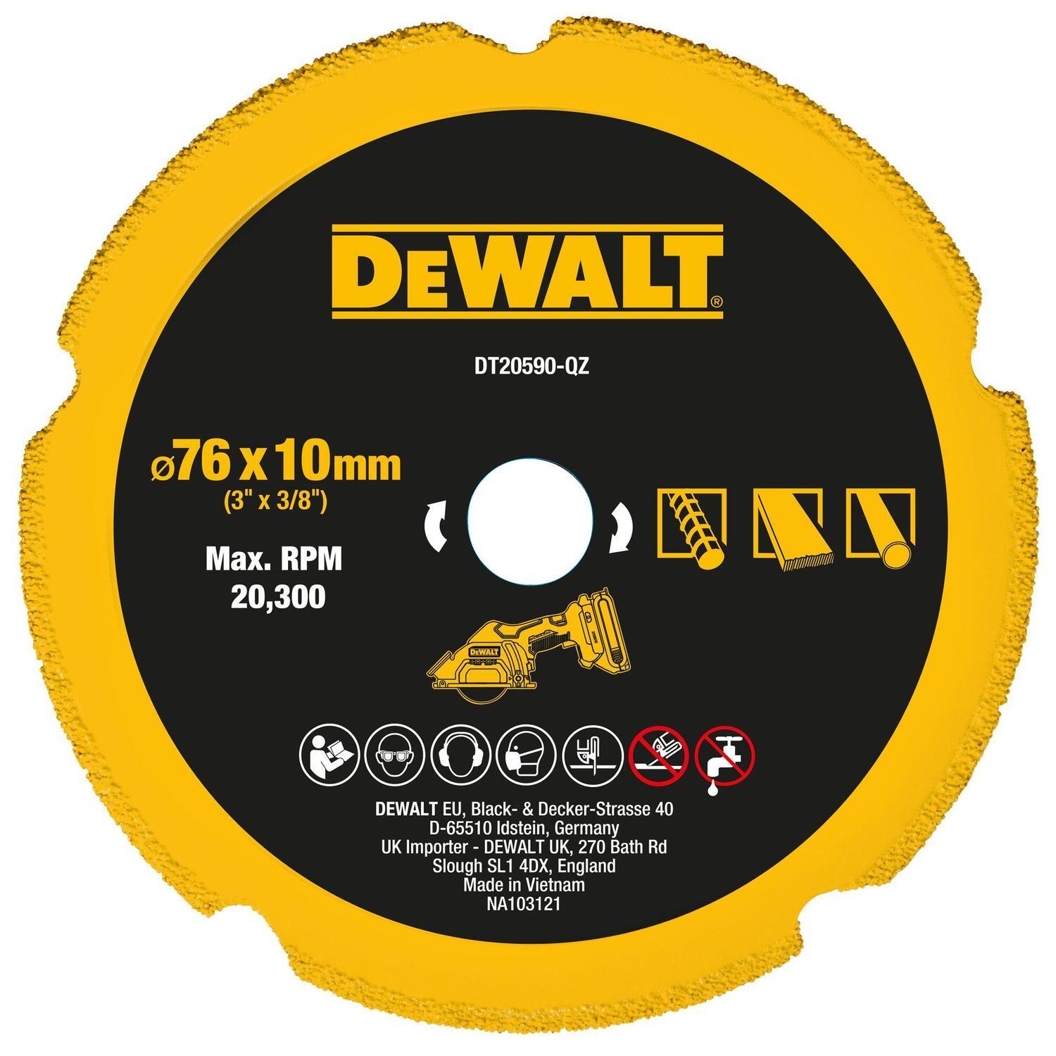 Diamond Multi-Material disc 76mm