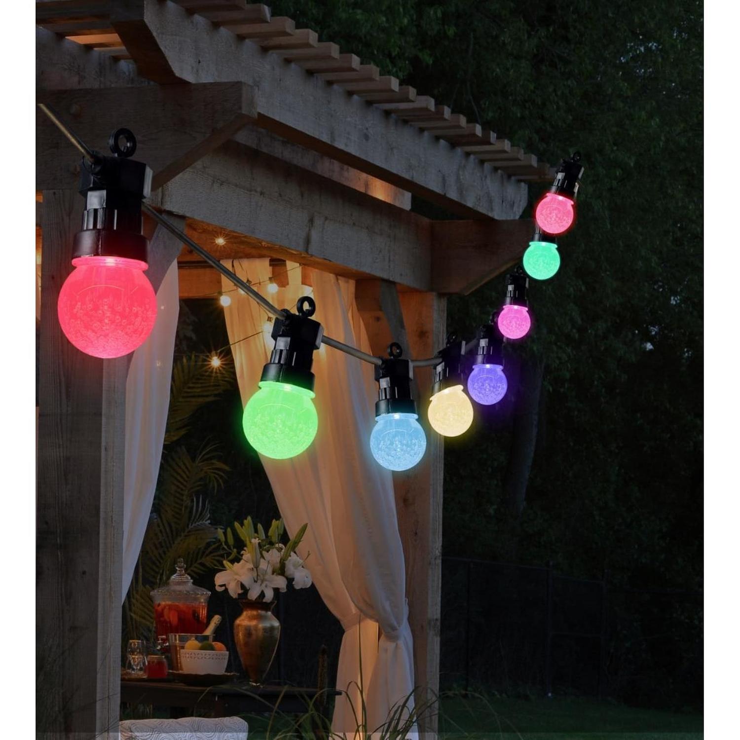 Festoon Party RGB Lights 20 Plug In 9.5m RGB Colour Changing