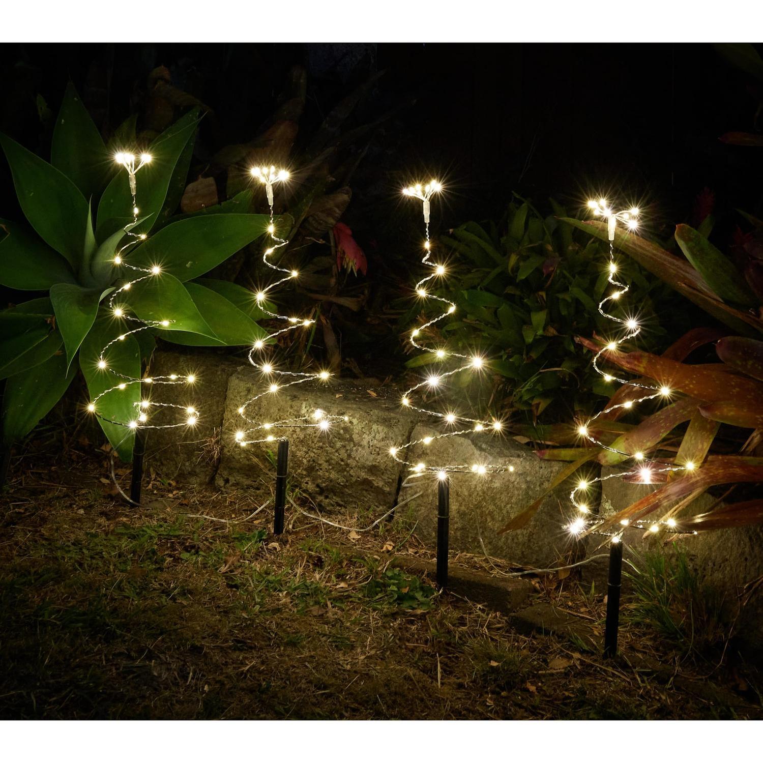 Firework Light 41cm H / Solar Panel Warm White