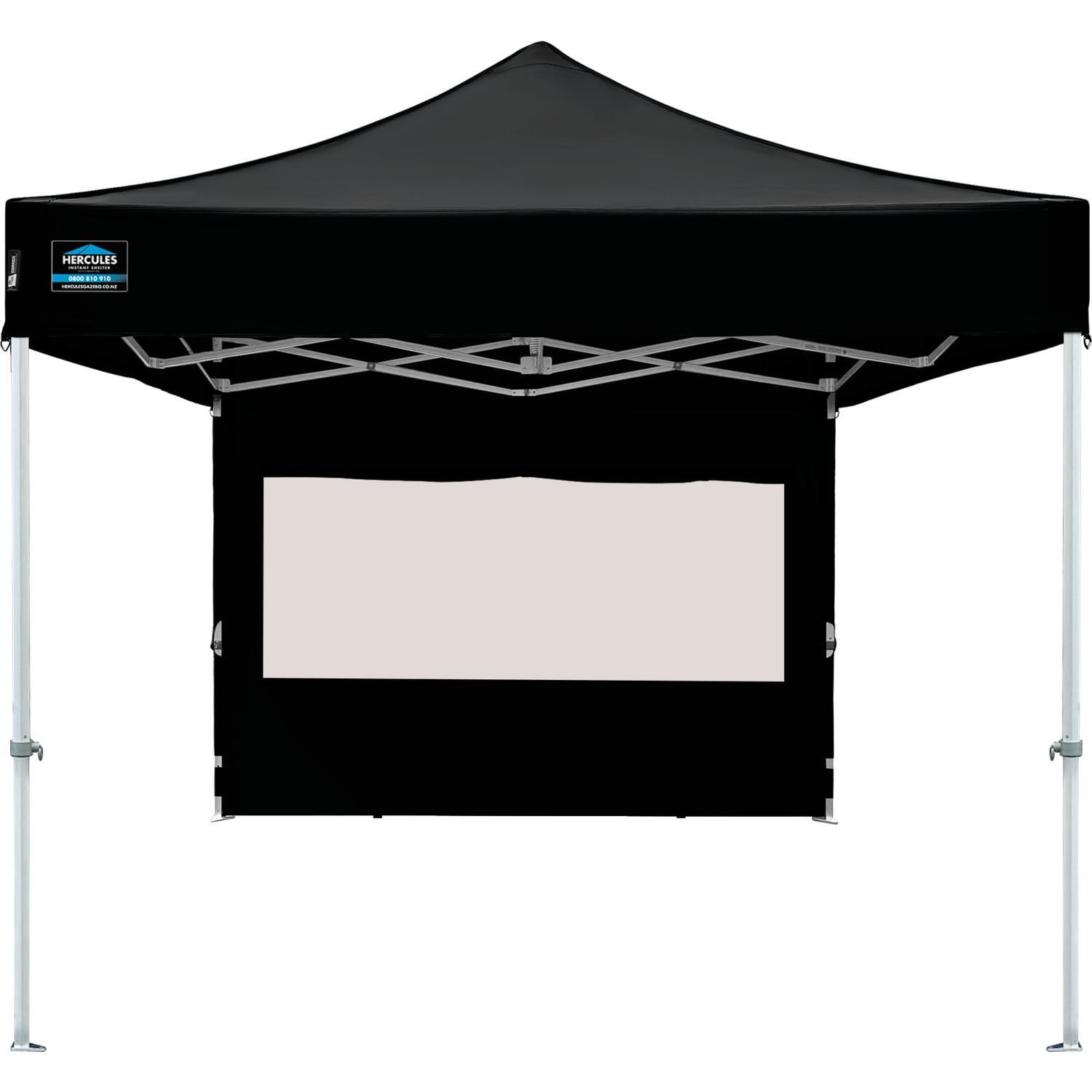 Hercules Pro Velcro Gazebo Window Wall 3m Black
