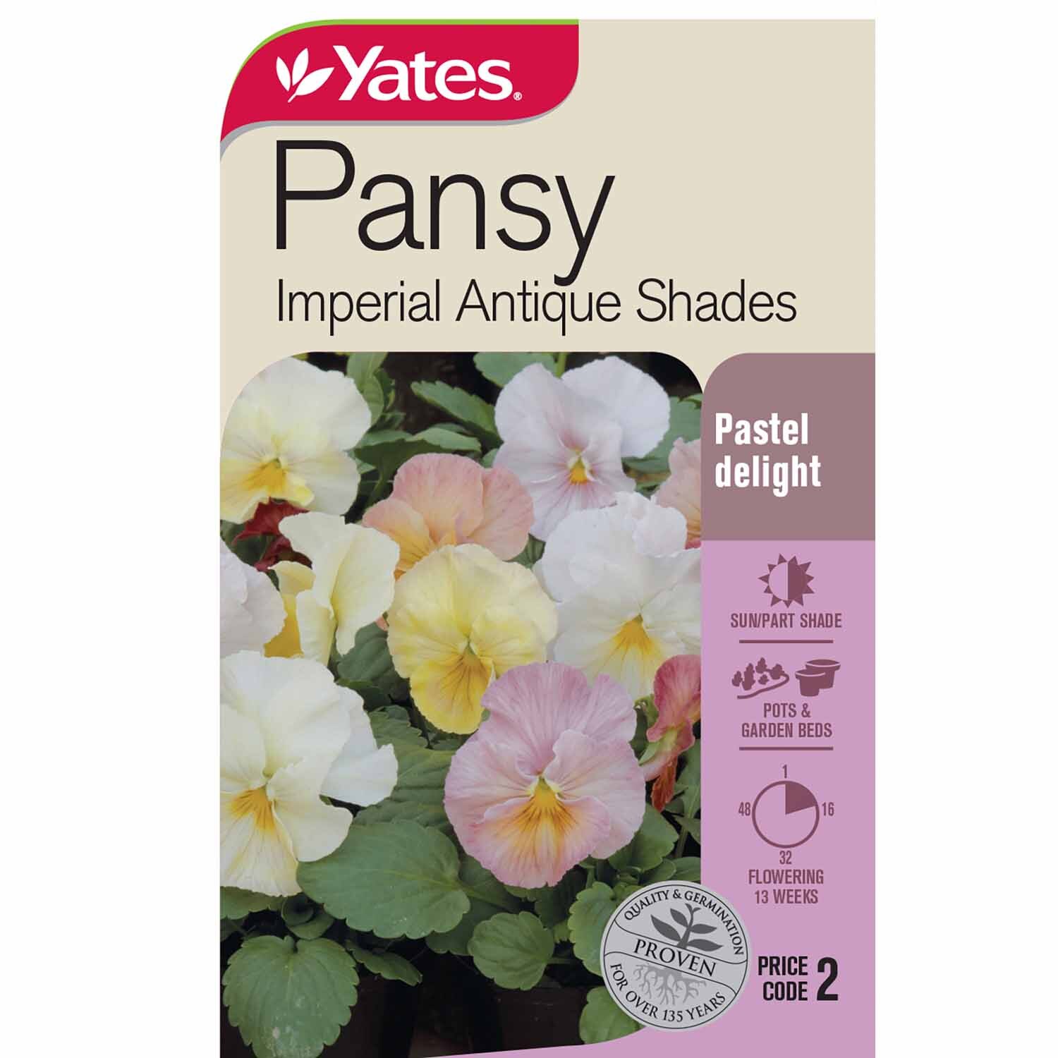Pansy 'Imperial Antique Shades'