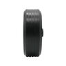 Rubber Tyred Plastic Centered Wheel 90mm 90mm Red