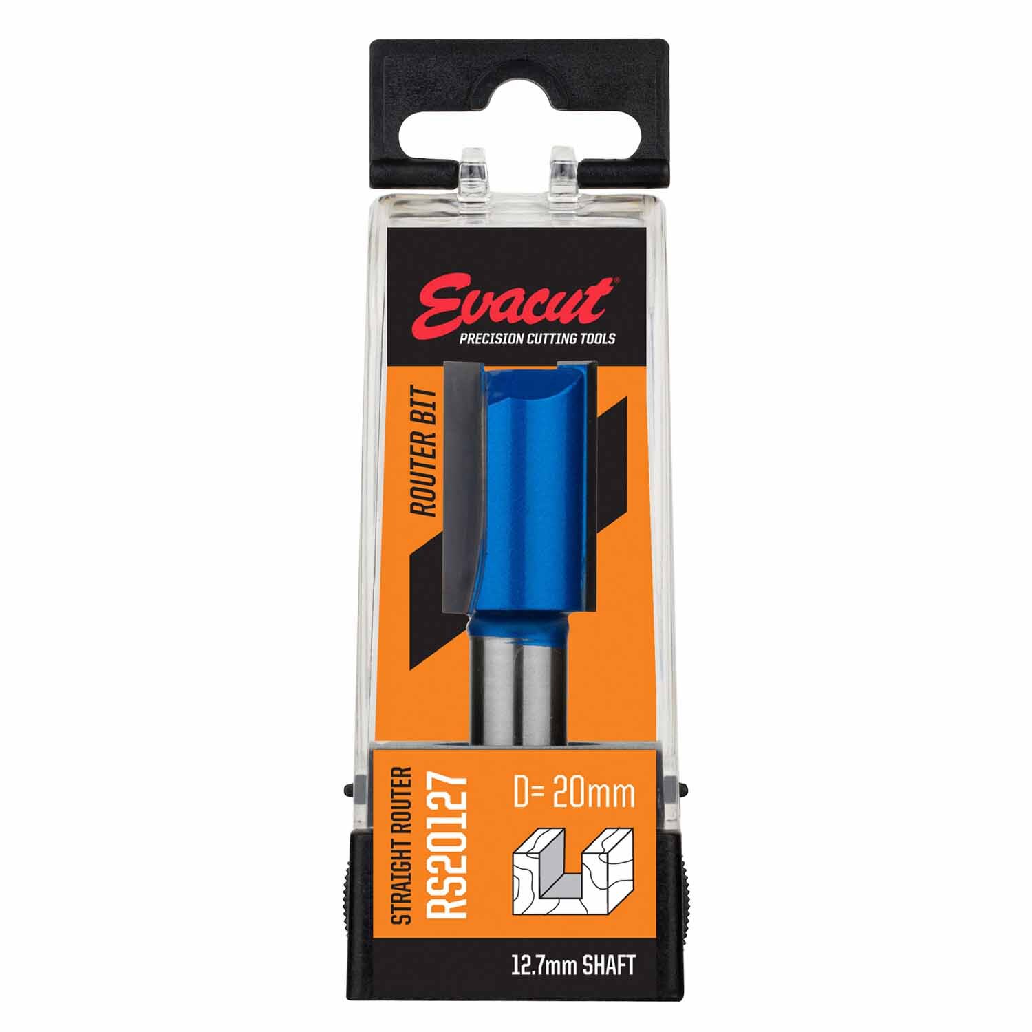 Router Bit Straight Shank: 12.7mm