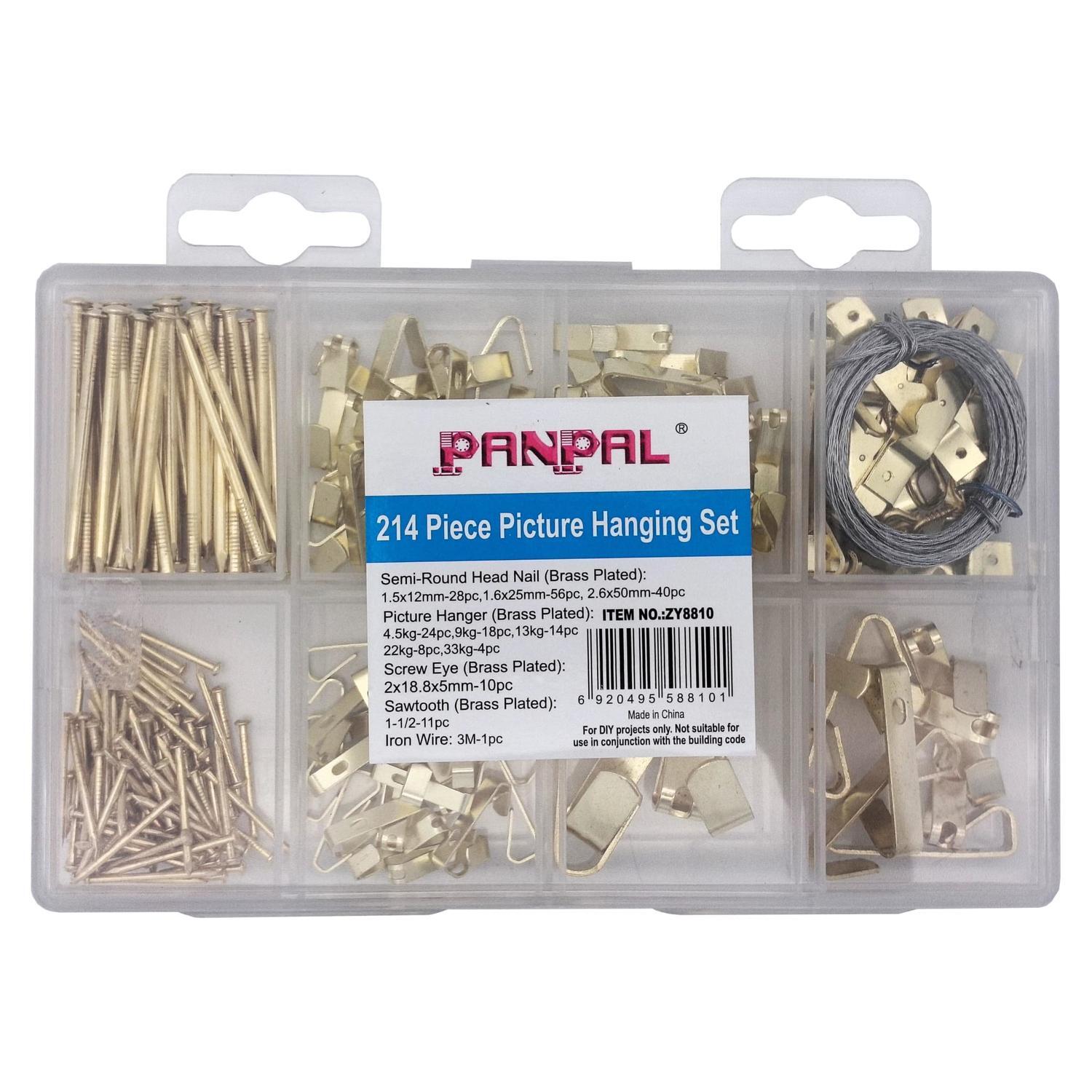 214 Piece Picture Hanging Set