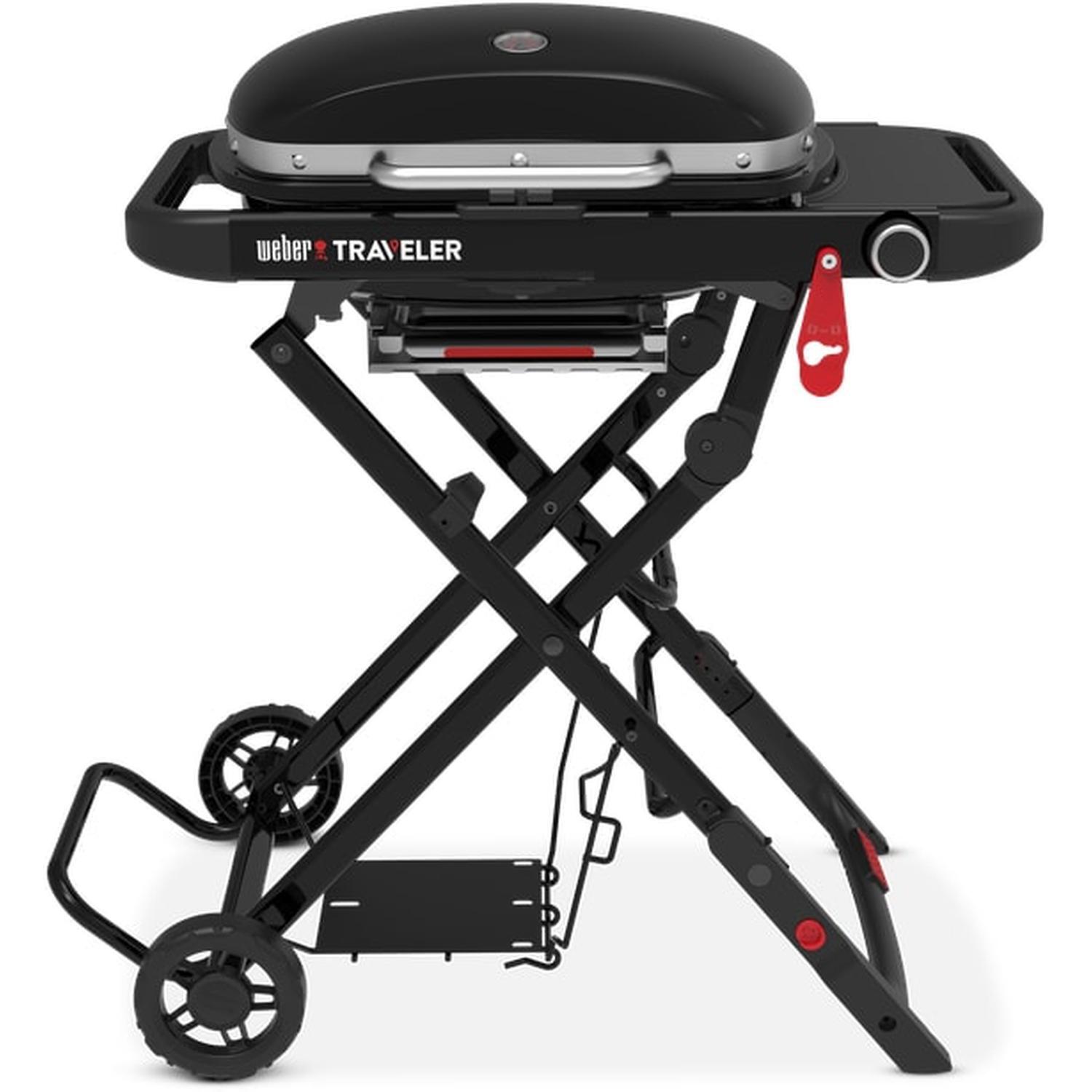 Traveler Compact Portable BBQ   Black
