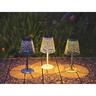 Solar Celeste Iron Table Lamp Green 13 x 29cm Warm White