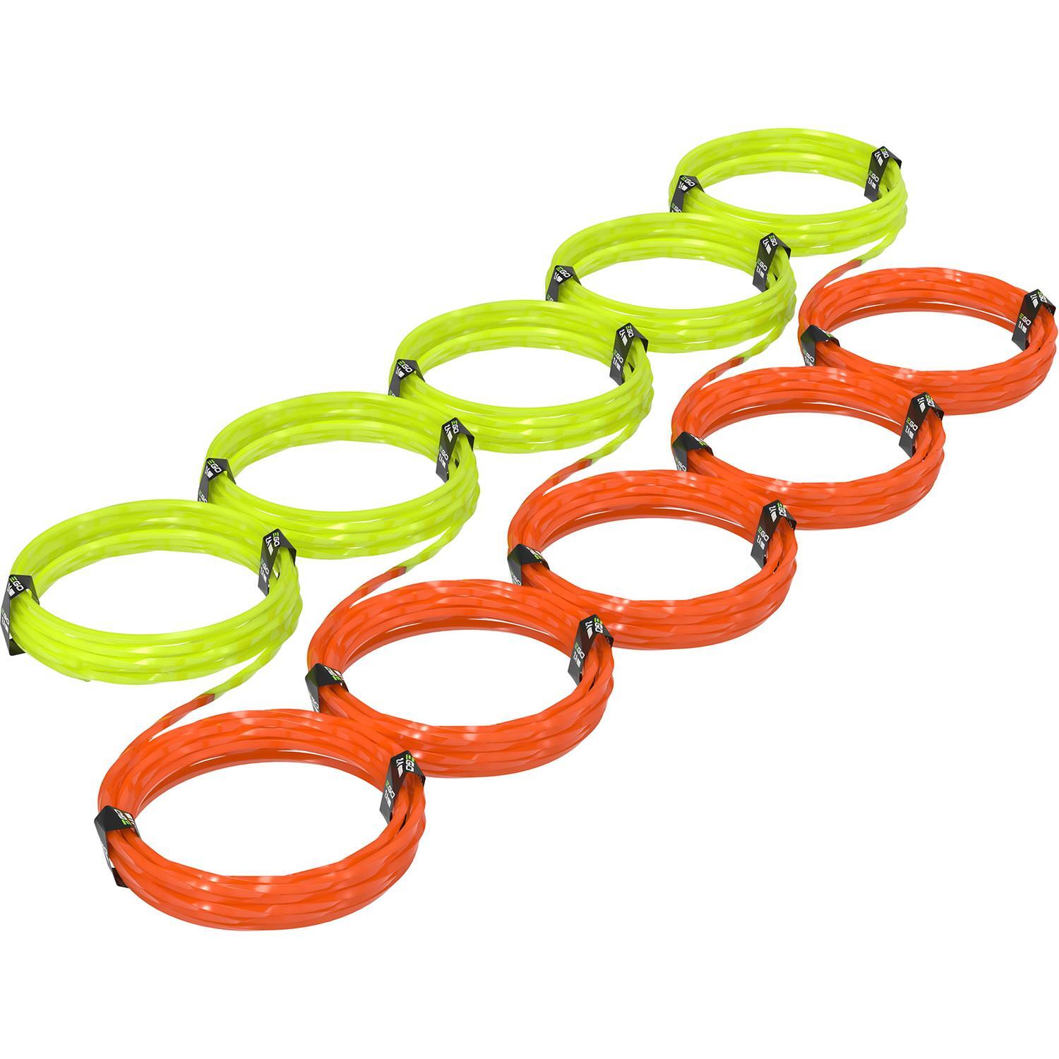 Dual Colour Pre-Cut 2.4mm Twisted Trimmer Line – 5 PACK (20M TOTAL) 56 Volt