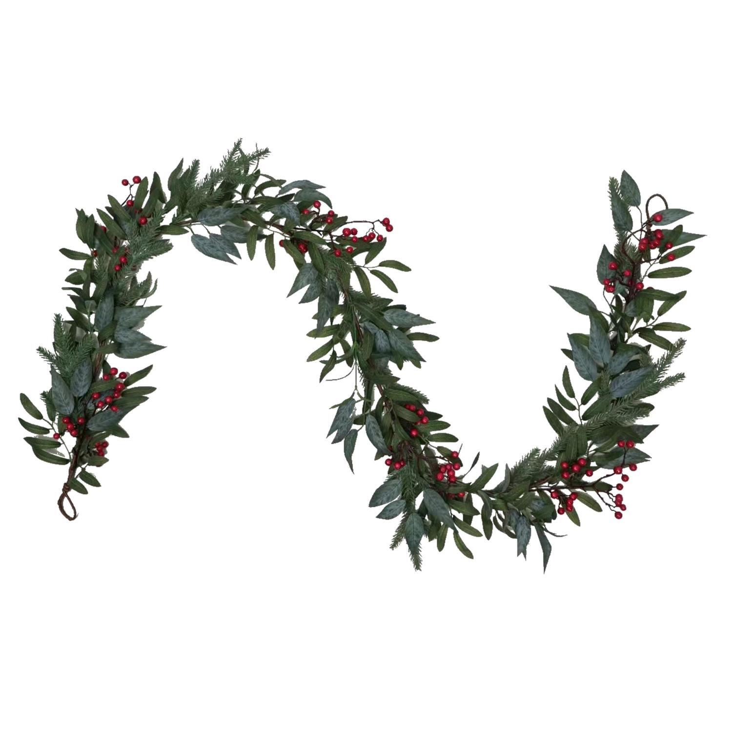 Christmas Garland 1.8m Red Berries