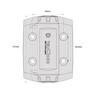 TruClose® Self-Closing Gate Hinge Set of 2  Black